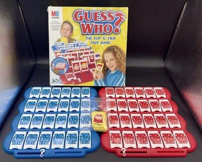 Guess Who? Board Game Guessing Game MB Games 2004 NO INSTRUCTIONS - Image 1 of 4