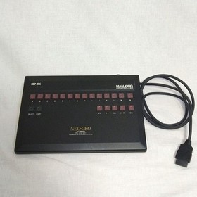 SNK Neo Geo AES Mahjong Wired Controller Black Tested Used Japan Retro Game