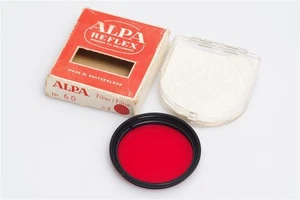 Filtre Alpa Type B Filtrable 60 Rouge Pour Macro Switar 50mm - Picture 1 of 2