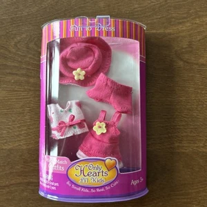 Only Hearts Club Li'l Kinder Puppe Spaß zum Anziehen rosa Sommerkleid Shorts Outfit Set - Bild 1 von 2