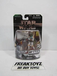 Hasbro Star Wars Boba Fett Saga Collection 006 W/ Silver Stand - Picture 1 of 7