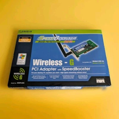 Linksys WMP54GS Wireless-G PCI Adapter With SpeedBooster - Image 1 of 4
