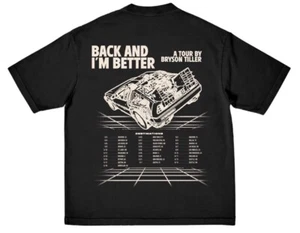 Bryson Tiller Official Trapsoul Merch Back and I’m Better Tour T Shirt L NEW - Picture 1 of 6