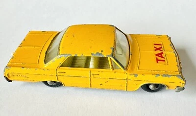 Vintage 1965 Matchbox Lesney Chevrolet Impala Taxi #20 Made in England 1:64 - Image 1 of 4