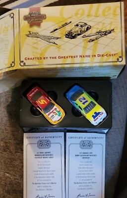Matchbox Victory Lane Collection 1:64  #12 Derrike Cope #5 Terry Labonte COA -C5 - Image 1 of 3