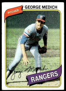 1980 Topps George Medich Texas Rangers #336