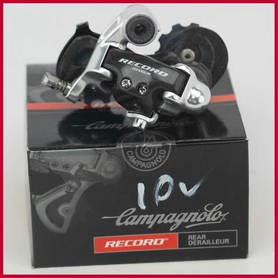 DESVIADOR MECÁNICO TRASERO CAMPAGNOLO RECORD CARBONO TITANIO JAULA CORTA RD4-REXS Foto 1 de 4