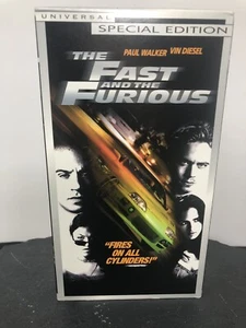 The Fast and the Furious (VHS, 2002, Special Edition Contains Bonus Footage) - Picture 1 of 3