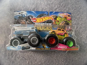 Hot Wheels Monster Trucks Demolition Doubles – DragBus vs VW Beetle - Picture 1 of 2