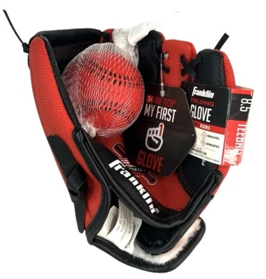 Guante Franklin Fielding Mi Primer Guante 8.5 Pulgadas Teeball Guante de Béisbol Pelota Nuevo Foto 1 de 4