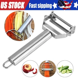 Stainless Steel Potato Peeler Vegetable Grater Fruit Slicer Carrot Cutter Tools - Picture 1 of 12