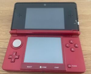 Red Nintendo 3DS - Used - Fully Functional With Working Charger - No Stylus