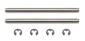 Team Associated 6380 Rear Inner Hinge Pins with E-clips RC10 vintage RC US Made - Picture 1 of 4