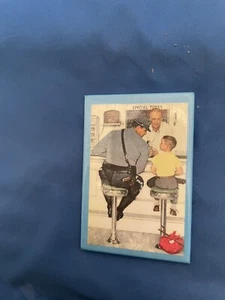 Police Officer 2" x 3" In Diner Man Waiter MAGNET ! - Picture 1 of 4