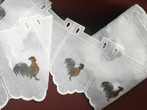 MANTOVANA CM 21 tendina FINESTRA GALLI COUNTRY SHABBY CHIC multipli CM 50 - Foto 1 di 3