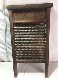 VINTAGE Imperial Washboard Monterray N.J. / SMALL 8" x 14 1/2" / Rustic / 