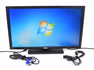 DELL P2411Hb 24" LCD Monitor VGA DVI Grade B - Picture 1 of 7