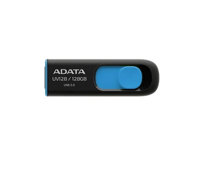 ADATA UV128 USB Flash Drive Speed of USB 3.2, AUV128-128G-RBE with Lanyard - Bild 1 von 4