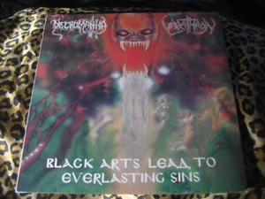 NECROMANTIA / VARATHRON split VINYL LP 2nd PRESS varathron rotting christ absu - Picture 1 of 5