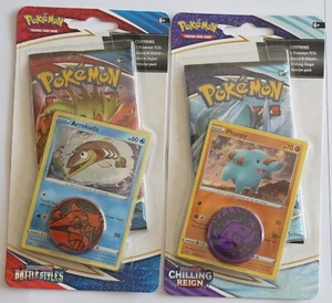 Pokemon - Battle Styles & Chilling Reign Art Set Neu & Sealed 2X Booster Promo - Bild 1 von 2