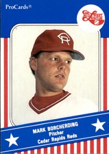1991 Midwest League All-Stars ProCards #MWL21 Mark Borcherding Rock Island IL
