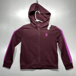 Xersion Girl’s Full Zip Hoodie Pullover Quick Dri Burgandy Thumbhole XL(16) - Picture 1 of 7