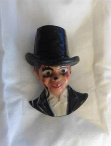 1930er Coro Charlie McCarthy Bauchredner Brosche Anstecknadel Edgar Bergen - Bild 1 von 6