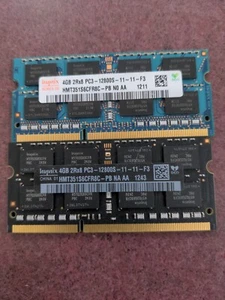 SK HYNIX 8GB (2x4GB) 2Rx8 PC3-12800S DDR3 SODIMM Laptop Memory RAM - Picture 1 of 1