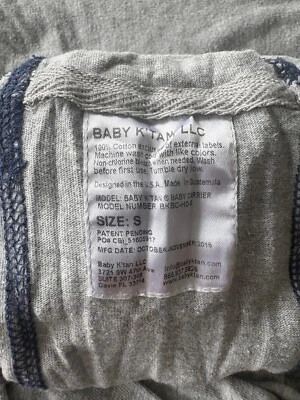 Portabebés ktan, gris jaspeado, pequeño Foto 1 de 4