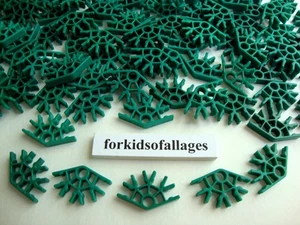 100 GREEN CONNECTORS 4-Position Bulk Standard KNEX Replacement Parts/Pieces Lot - Picture 1 of 1