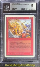 MTG Unlimited Edition 1993 Dwarven Demolition Team BGS 9.0Q+ (Quad+) Mint 93/94