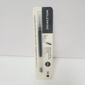 Moleskin Legendary notebooks Roller Pen Plus Gel refill 0.7mm PLUS Medium black - Picture 1 of 6