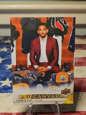 2022-23 UD NHL Hockey Series 2 Canvas Card #C152 Evander Kane Edmonton Oilers - Image 1 of 2