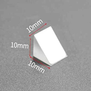 Optical Triangular Prism 10*10*10mm Right Angle Internal Reflection Prism Mirror - Zdjęcie 1 z 10