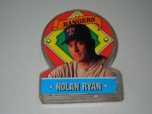 1991 TOPPS STAND-UP NOLAN RYAN #29 CLEAR TEST ISSUE