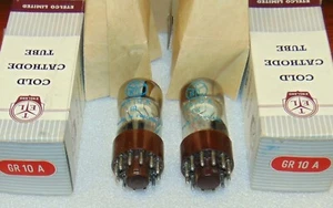 NOS NIB PAIR DEKATRON TUBES TEL ENGLAND GR 10A GR10A GR 10K COUNTER W/ PAPERWORK - Picture 1 of 3