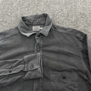 Faherty Button Up Shirt Mens XS Gray Pockets Preppy Casual Classic LS EUC - Picture 1 of 9