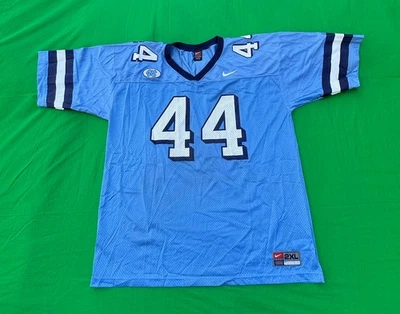 Camiseta de fútbol vintage Nike NCAA North Carolina Tar Heels #44 talla 2XL. Foto 1 de 4