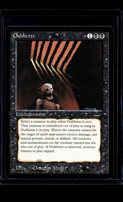 1993 MTG Magic The Gathering ARN Arabian Nights Vintage Oubliette - Image 1 of 2