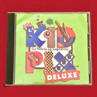 Kid Pix Studio Deluxe CD 1998 (Perfect Condition!) Windows & Macintosh - Image 1 of 3
