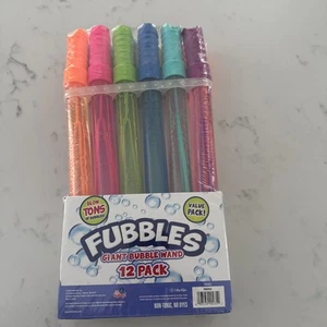 Paquete de 12 varitas de burbujas gigantes - Imagen 1 de 2