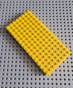 Lego Platte Grundplatte Bauplatte Dick 8x16 Gelb Yellow Plate 4204 A172 - Bild 1 von 1