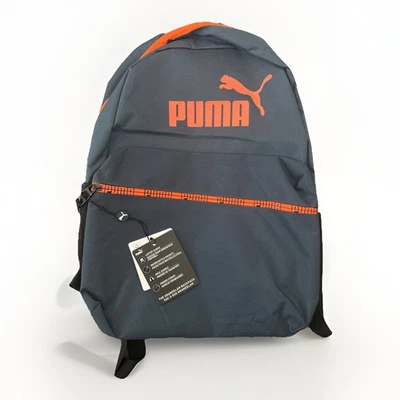 Mochila deportiva escolar PUMA Evercat Grandslam azul marino/naranja NUEVA con etiquetas Foto 1 de 2