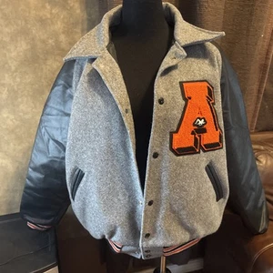 CHAQUETA ALEDO TEXAS NEFF LETTERMAN TALLA GRANDE - Imagen 1 de 5