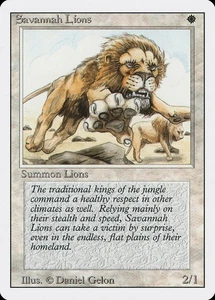 MTG Savannah Lions  - 3rd Edition / Revised #039 - Picture 1 of 1