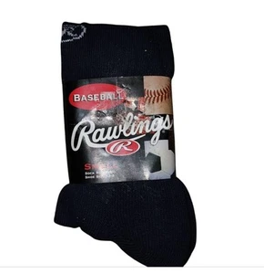 Rawlings Baseball Navy Socks Youth Size Small Shoe Sz 13-3 Cushion Comfort NIP - Bild 1 von 5