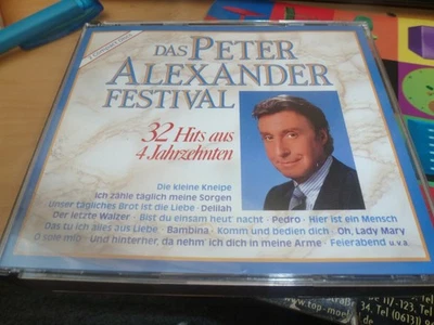 Peter Alexander 2-CD Das Peter Alexander Festival - 32 Hits aus 4 Jahrzehnten - Bild 1 von 2