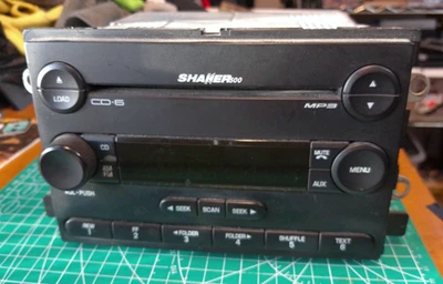 Shaker 500 Radio 2007 Ford Mustang MP3 AUX 6-Disc CD 6R3T-18C815-GE - Image 1 of 4