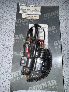 GUNNAR ATV CORDINO KILL SWITCH HONDA TRX SUZUKI QUADRACER YAMAHA YFM YFZ KFX - Foto 1 di 4