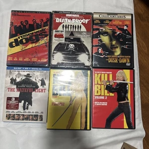 Quentin Tarantino Movie Lot 6 Death Proof, Reservoir Dogs, Kill Bill And More - Picture 1 of 5